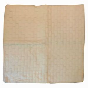 Beige bamboo European Square pillow shams - set of 2 NWOT